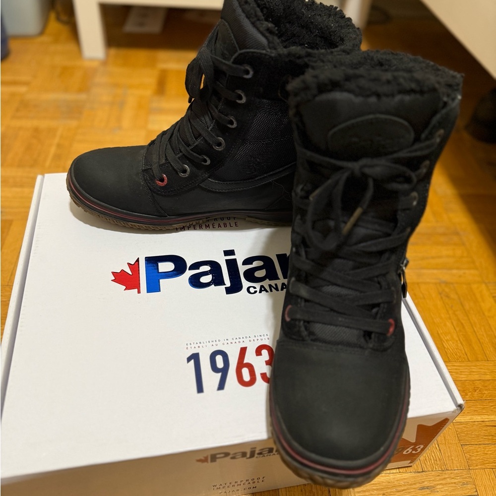 Pajar Black Insulated Winter Boots